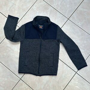 The children’s place small zip up uniform track style jacket